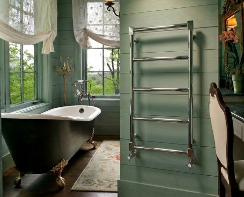 Grzejnik retro nowoczesny chromowany