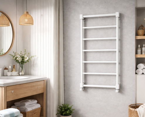 Nexo w pokryciu biały mat. Grzejnik nowoczesny